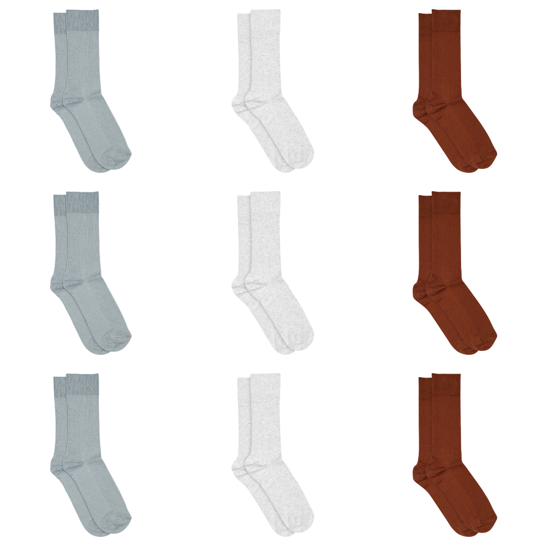 Erik Socken 9er-Pack – saisonale Farben
