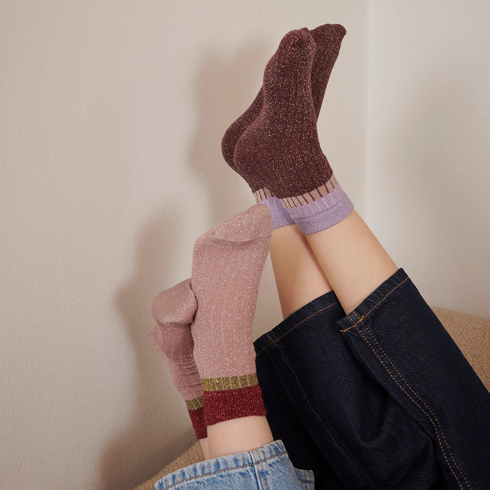 Glitzersocken von Norma
