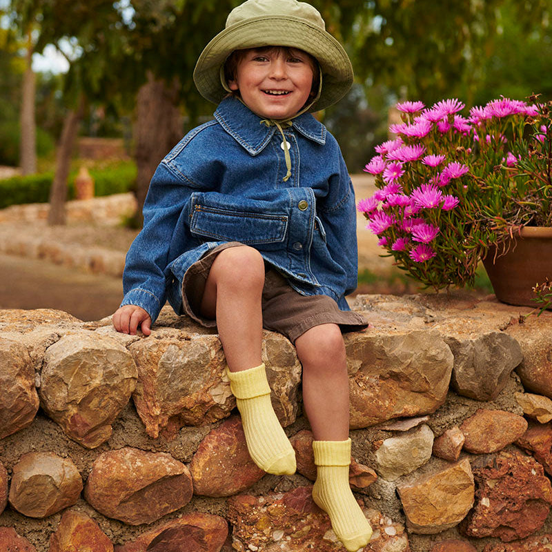 Babysocken aus gerippter Baumwolle