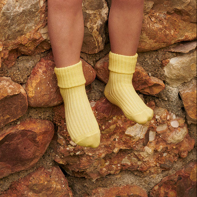Babysocken aus gerippter Baumwolle