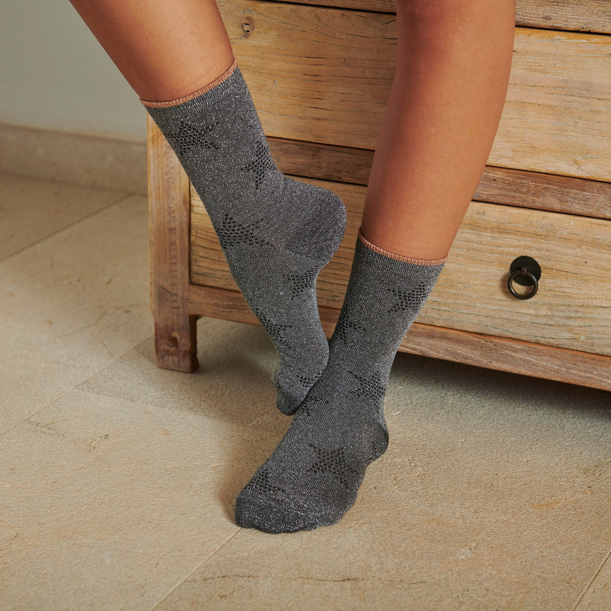 Felicia Glitzersocken