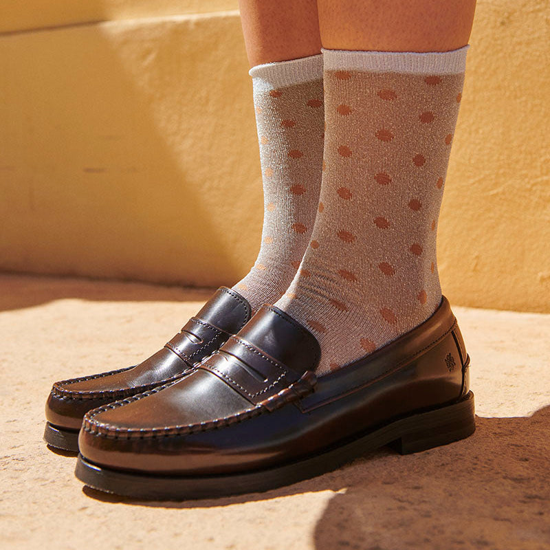 Donna Glitzersocken
