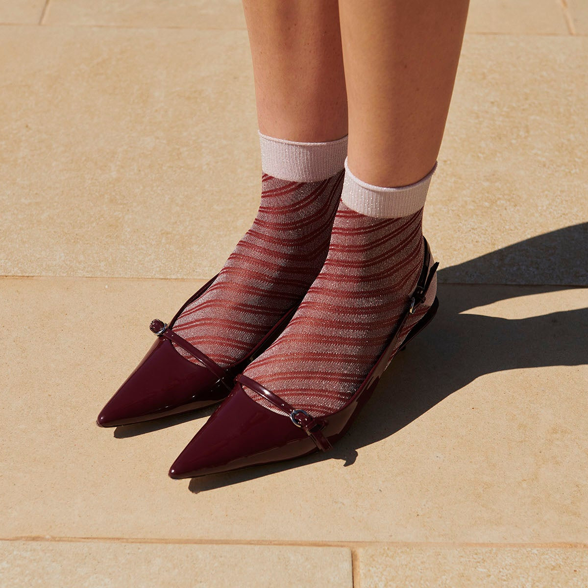 Kurze Glitzersocken Elisa