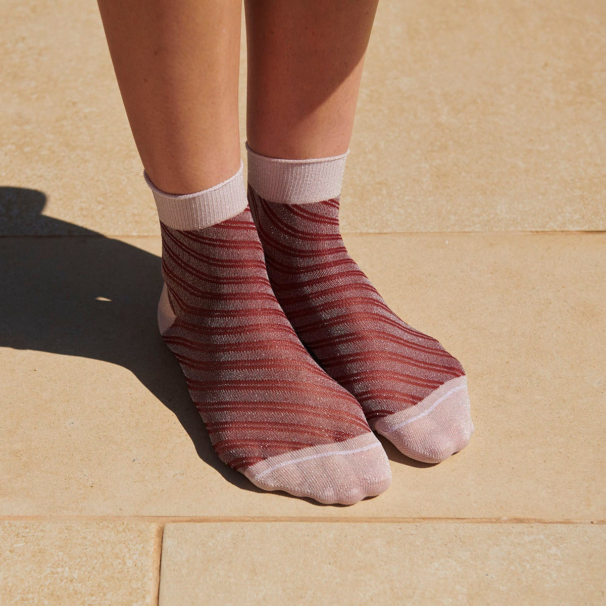 Kurze Glitzersocken Elisa