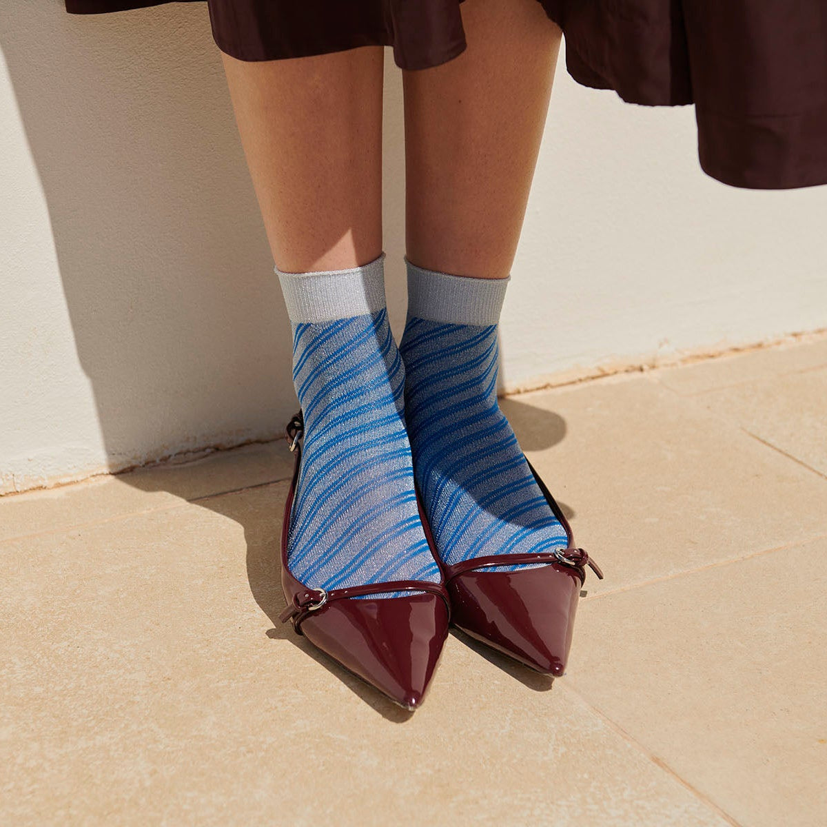 Kurze Glitzersocken Elisa