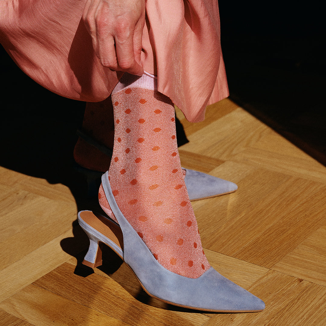Donna Glitzersocken